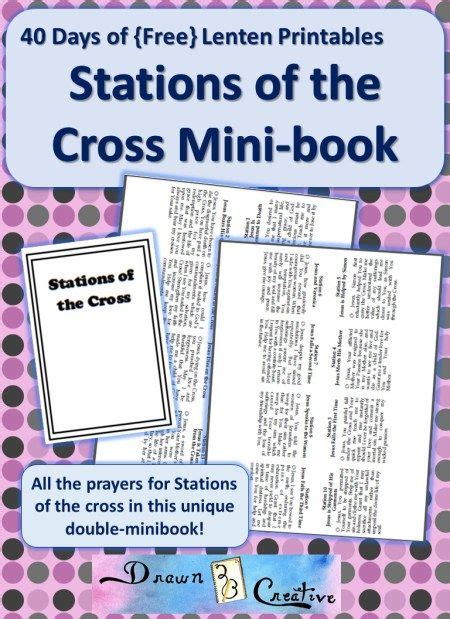 40 Days Of Free Lenten Printables Stations Of The Cross Minibook Of