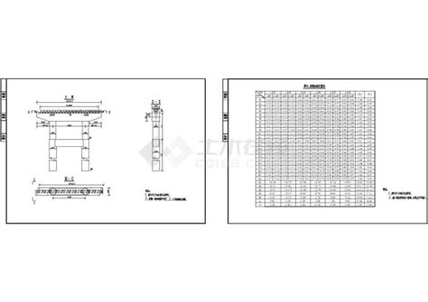 7x20m预应力混凝土空心板桥墩一般构造节点详图设计通用节点详图土木在线