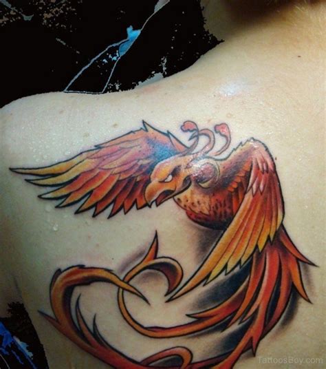 Feminine Phoenix Tattoo - Tattoos Designs