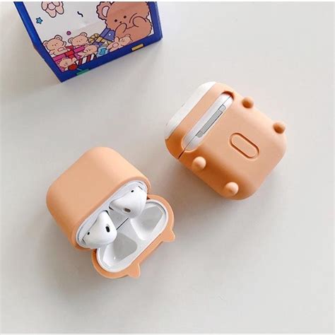 台灣現貨 Airpods 12 代 造型保護套 Airpods2 矽膠套 Airpods保護套 附鑰匙圈 蘋果小鋪 Iopen Mall