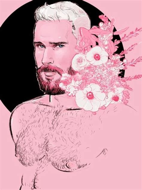 Beauty Art Male Beauty Pink Friday Illustration Artwork Illustrations Gay Art Buy Prints