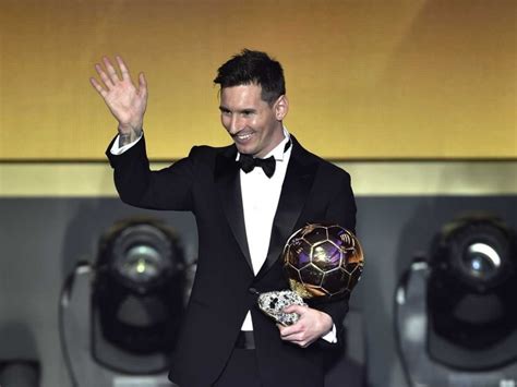 Lionel Messi Wins Ballon D Or Trophy For Record Fifth Time Football News