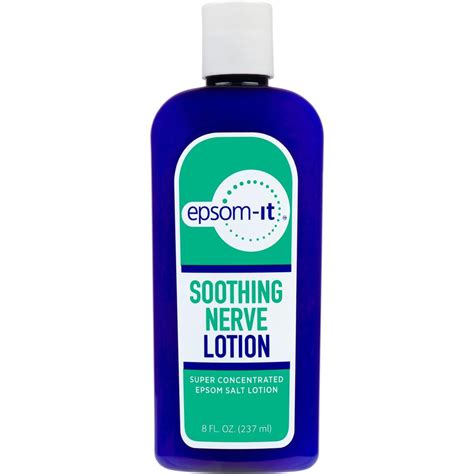 Epsom It Soothing Nerve Super Concentrated Epsom Salt Lotion Carewell