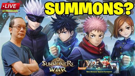 Everyone Can Get Gojo Summons And 2v2 Rta Summoners War X Jujutsu