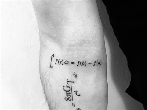 Fundamental Theorem Of Calculus Tattoo