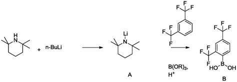 一种合成2 4 二三氟甲基苯硼酸的方法与流程 2
