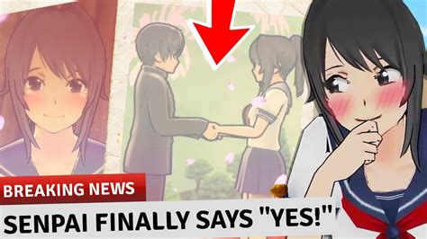 I Won How Yandere Simulator Ends If You Glitch Senpais Confession Youtube