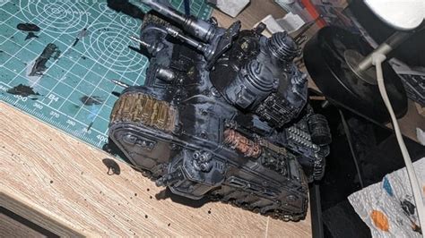 Second painted mini, a rogal dorn MBT : r/Warhammer40k