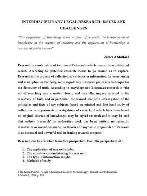 Interdisciplinary Research | Interdisciplinarity | Inquiry