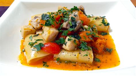 Paccheri Con Zucca E Pesce Spada Blog In Cucina