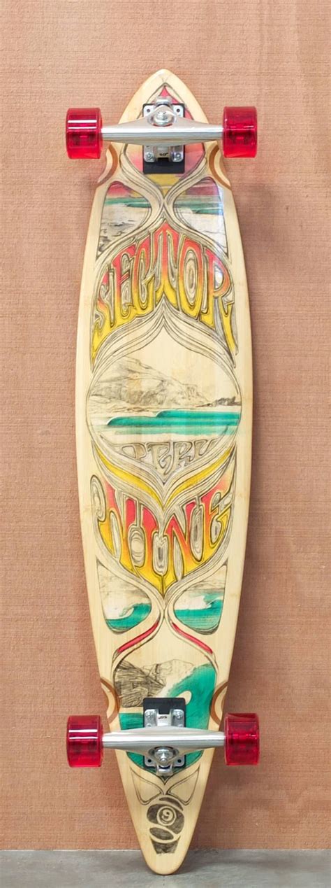 Sector 9 Peru Longboard Complete 44 Bamboo Longboard Skateboard Art