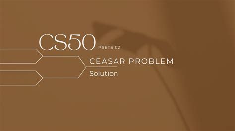 Cs50 Problem Set 2 Caesar Solution Archives