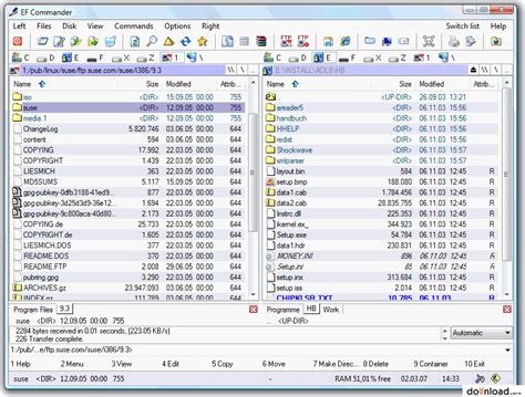 ef commander   version  bit file managers