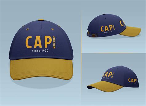 Free Baseball Cap Hat Mockup Psd Set Good Mockups