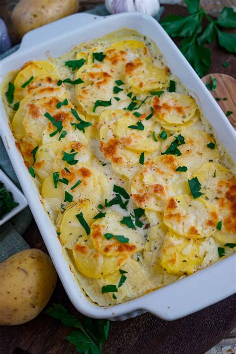 Einfaches Kartoffelgratin Rezept