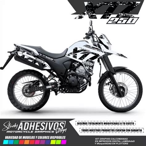 Calcomanias Yamaha Xtz 250 Personalizadas Kit De Stickers