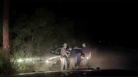 Dashcam Video Shows Alleged Human Trafficker Crash With Three Migrants