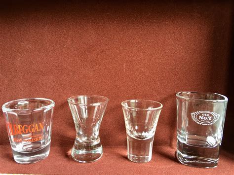 Old Shot Glass Collection Vintage Shot Glasses Retro Shot Etsy