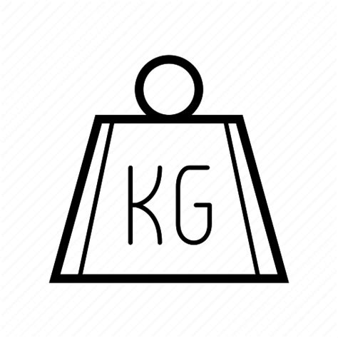 Kg Weight Icon Download On Iconfinder On Iconfinder