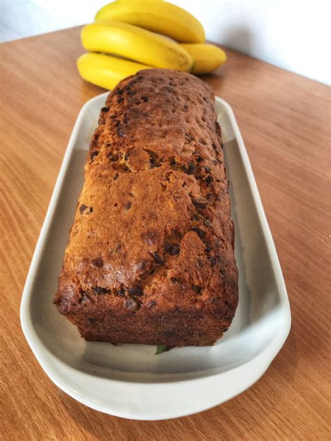 Cake Aux Bananes Et Aux P Pites De Chocolat Aux Fourneaux Avec Marta