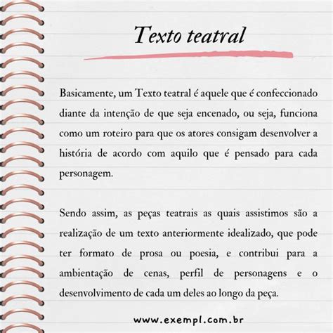 Exemplos de Texto teatral Entenda como são feitos 123 vagas