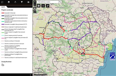 Interactiv Harta Autostrăzilor Din România Toate Proiectele De