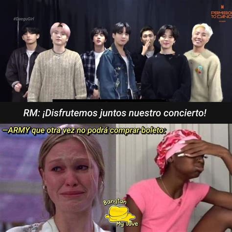 Pin En Memes Y Datos De Los BtS Compra De Boletos Memes Bts