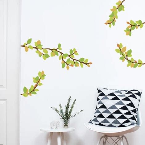 Sticker Mural Autocollant Cm X Cm Branches D Arbres Stylis Es