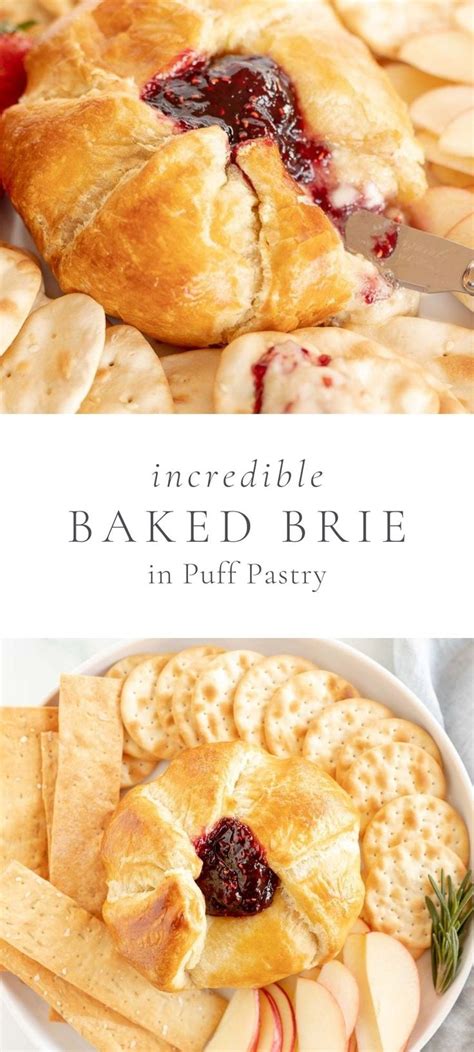 The Easiest Baked Brie In Puff Pastry Julie Blanner Brie Recipes