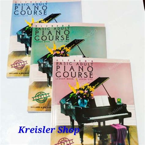 Jual Alfred Basic Adult Piano Course Lesson Book Buku Piano