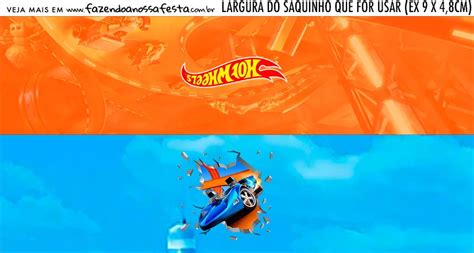 Rotulo Saquinho De Bala Hot Wheels Fazendo A Nossa Festa