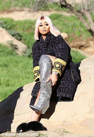 Blac Chyna Poses In White Bikini Photo Shoot In LA Daily Mail Online
