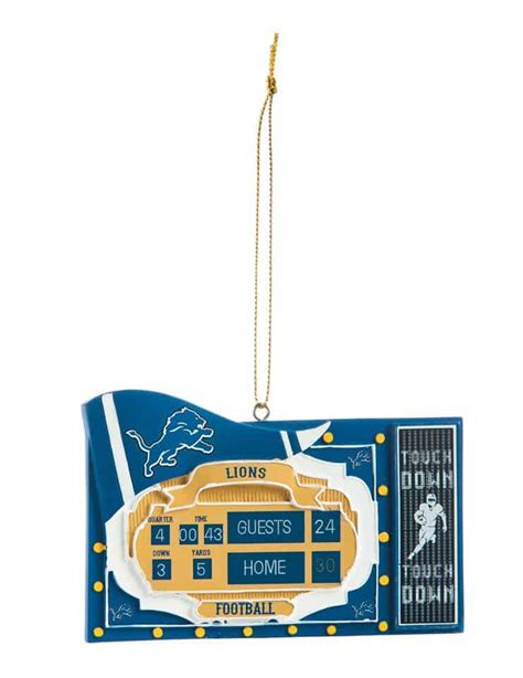 Detroit Lions Scoreboard Ornament - Detroit Game Gear