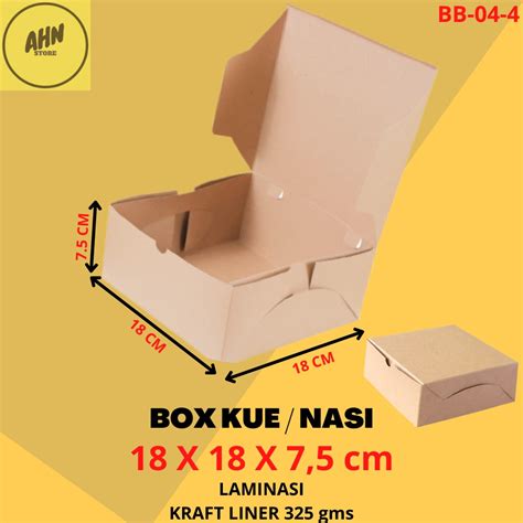 Jual Kardus Box Makanan Nasi Katering Dus Box Kardus Nasi Kue