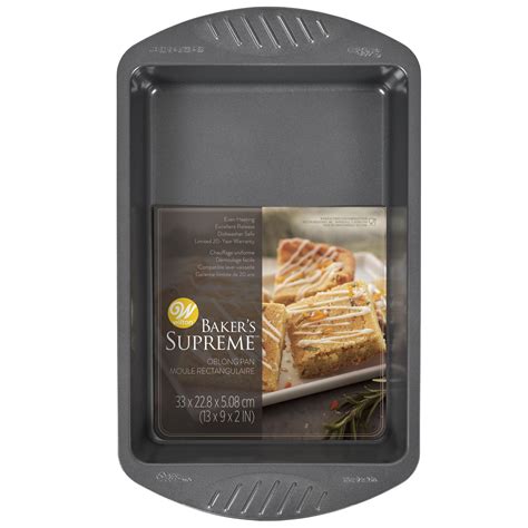 Wilton Baker's Supreme Premium Non-Stick Bakeware Oblong Pan | Walmart ...