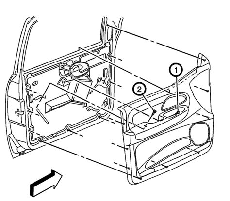 Q A How To Remove Front Driver Door Panel On 2002 Chevy Trailblazer