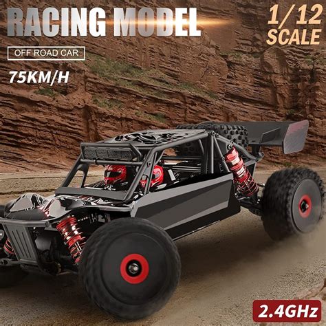 Jual RC Car Mobil RC WL 124016 Truggy Offroad Brushless 1 12 4WD 75KM H