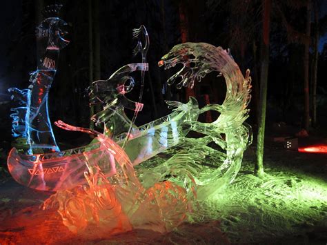 Alaska: Fairbanks Ice Art Festival 2012