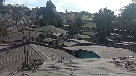 Ashfall After Taal Volcano Eruption At Tagaytay City YouTube