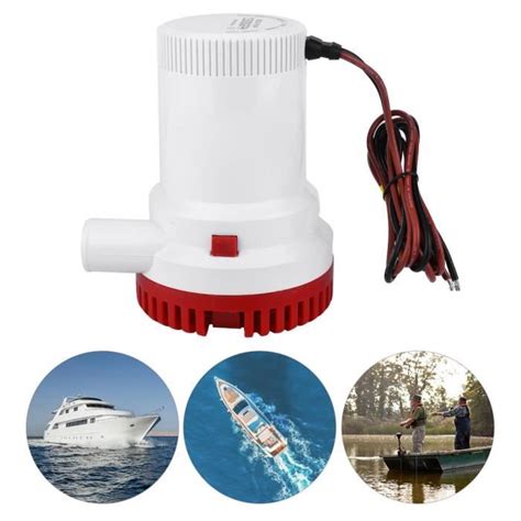 1500 GPH Pompe immergée de cale automatique pour bateau 12V marine