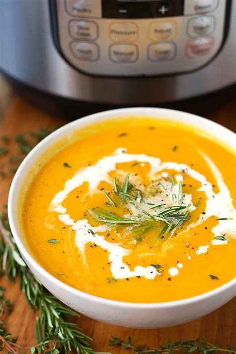 Instant Pot Butternut Squash Soup Simply Happy Foodie