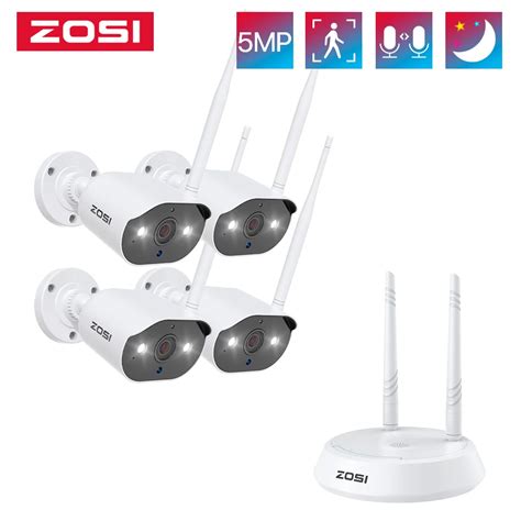 ZOSI sistema de seguridad CCTV inalámbrico kit de vigilancia con