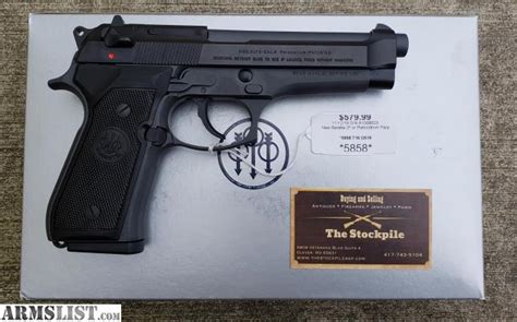 ARMSLIST For Sale Beretta 92fs 9mm Luger Sniper Grey Finish NEW