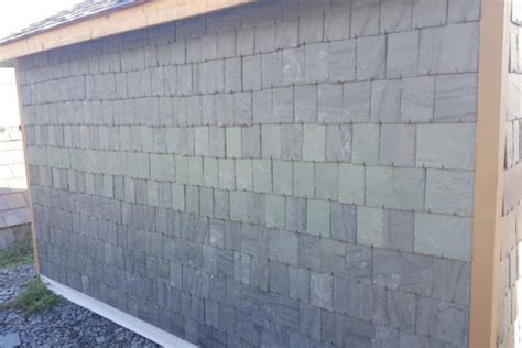 Slate walls installed using SlateTec installation system | Greenstone ...