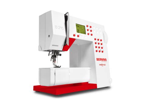 Sew in Style with the BERNINA 215 Simply Red Sewing Machine - The ...