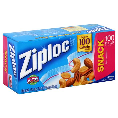 Ziploc Snack Bags 100 Bags