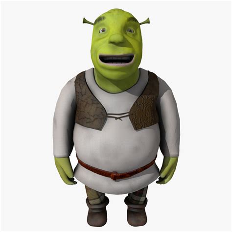 Shrek 3d Model