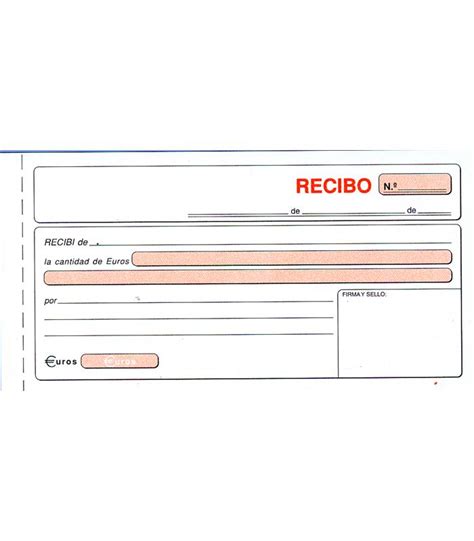 Recibo Con Talonario Para Imprimir En Pdf 2023