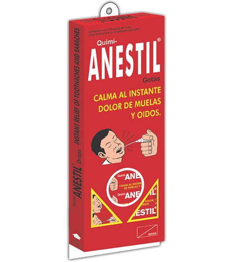 Anestil Gotas Ml Caja X Frascos Laboratorios Quimifar