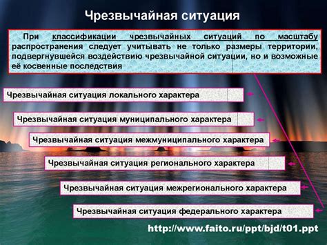 Чрезвычайные ситуации, общие сведения и классификация чрезвычайных ...